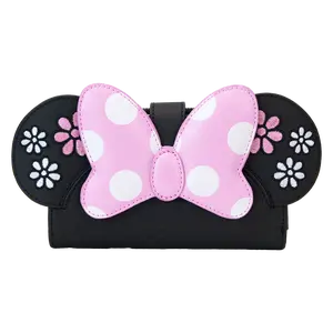 Minnie Floral Rock the Dots Flap Wallet