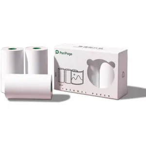 Peripage Mini Printer  Photo Paper, Photo Thermal Paper A6/A8 , Oilproof, Scratchproof, BPA Box Pack, 3 Roll,5.5m/roll