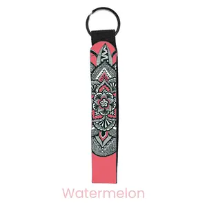 abbyrose Mandala Wristlet Key Chain Watermelon