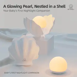 Smart Night Light for Bedroom, Seven Color Changing, One Hour Timer, Rechargeable Portable Lamp, Ideal Gift for Women, Office & Home Decor