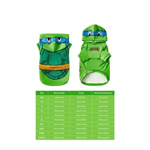 TEENAGE MUTANT NINJA TURTLES X  Cute Turtle Print Hoodie For Pets