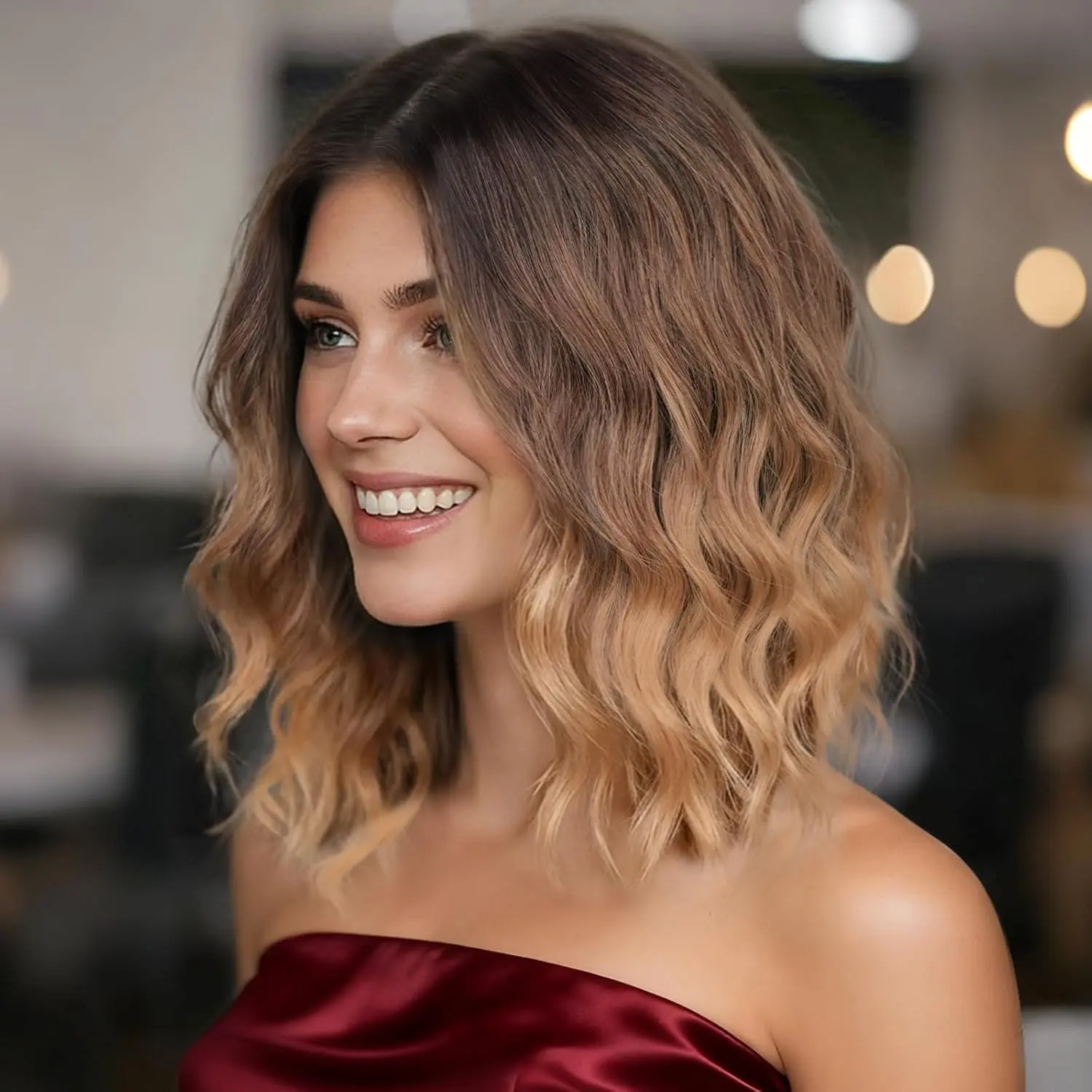 Brown To Honey Blonde