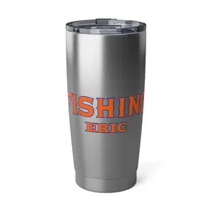 FishingEric 20oz Travel Tumbler, Travel Mug, Stainless Steel Coffee Cup, Outdoor Adventure Gear, Gift for Wanderers, Perfect for Road Trips