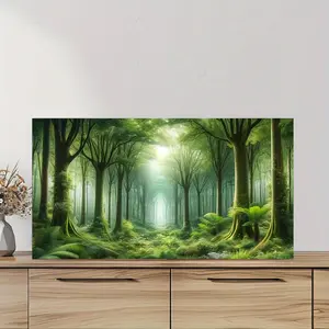 1Pc 80X40CM Forest DIY Diamond Painting Green Tree Full Round Mosaic Diamond Embroidery Rainforest Nature Landscape For Living Room Bedroom Decor