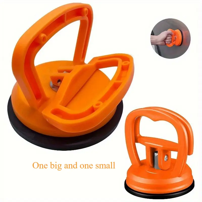 New Upgraded Car Dent Repair Tool - Suitable for Door Panels and Metal Bodies, No Damage to Paint Vehicle Double-pack of large and small sizes, strong dent puller tool suction cup hook Not suitable for tiny dents.