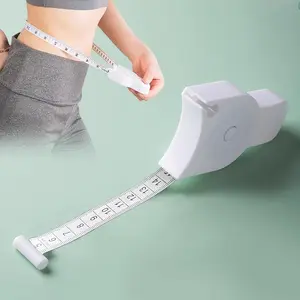 Portable Retractable Body Tape Measure, Soft Tape Measure, Automatic Waist Hip Arm Measuring Tool, Durable Sewing Craft Supplies, Birthday Gift Idea, Sewing Kit