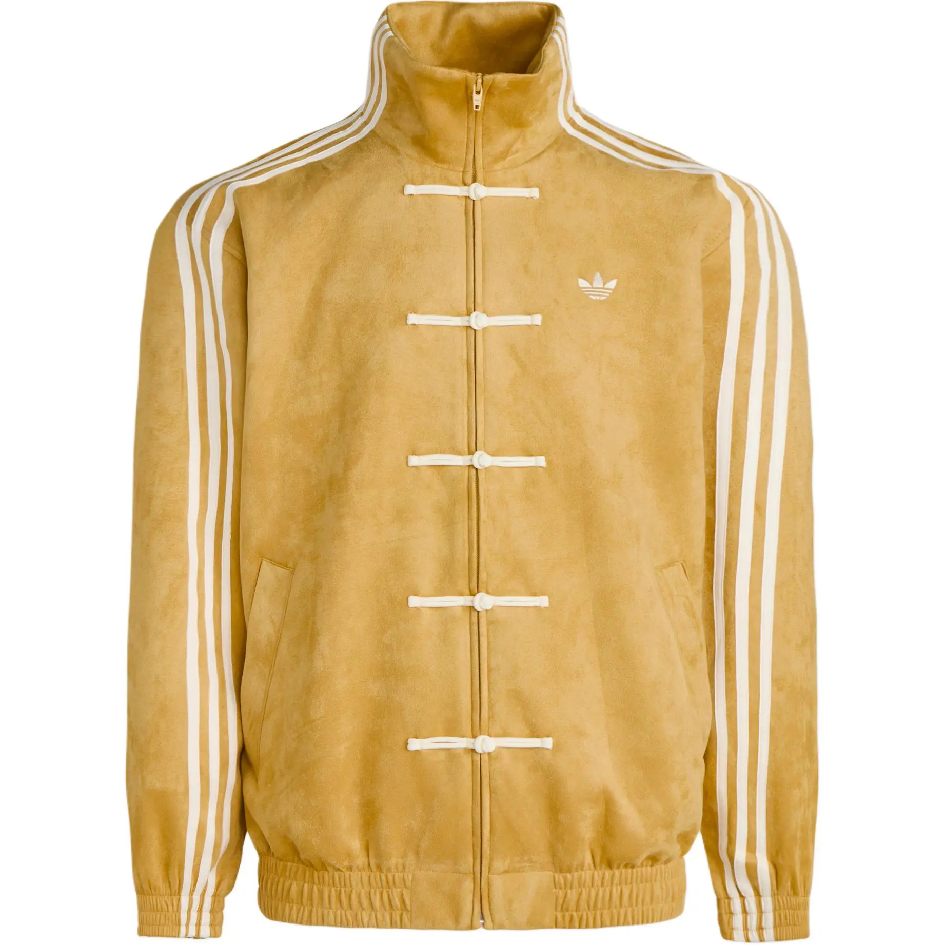 Adidas Originals CTT Men's Relaxed Fit Jacket - Reflective Lightweight Hooded Coats & Tops for Casual Wear, Mustard, Sleeve, Long Sleeve, Menswear
