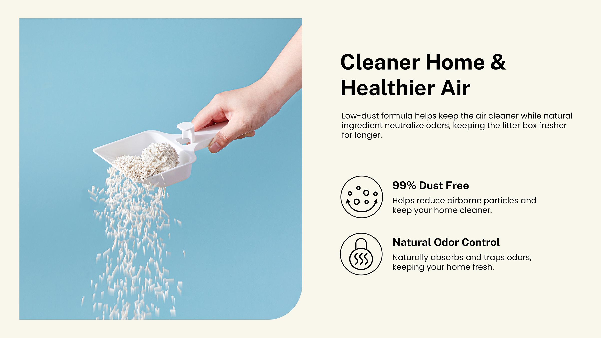 FurPhawl – Tofu Cat Litter, Quick Clumping, Low Tracking, Low Dust, 100% Natural, Flushable, Lightweight, Odor Control