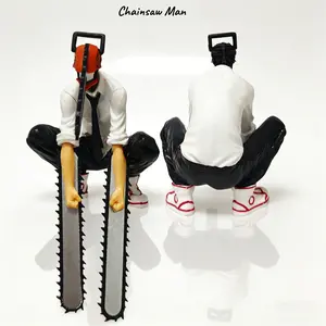 15 18.5 19 CM Chainsaw Man Denji Anime Figure Toys Double Chainsaw Mutant Action Figure PVC Collection Figurine Model Dolls Car Decoration Birthday Gifts For Adult Fans
