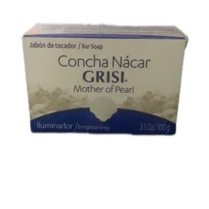 Concha Nácar Grisi Bar Soap - 100g for Brightening and Moisturizing - Made for Women - Womenswear, Top