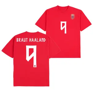 Erling Haaland #9 Shirt V2, Norwegian soccer player, Erling Haaland Shirt,Norway Flag Game Day Shirt