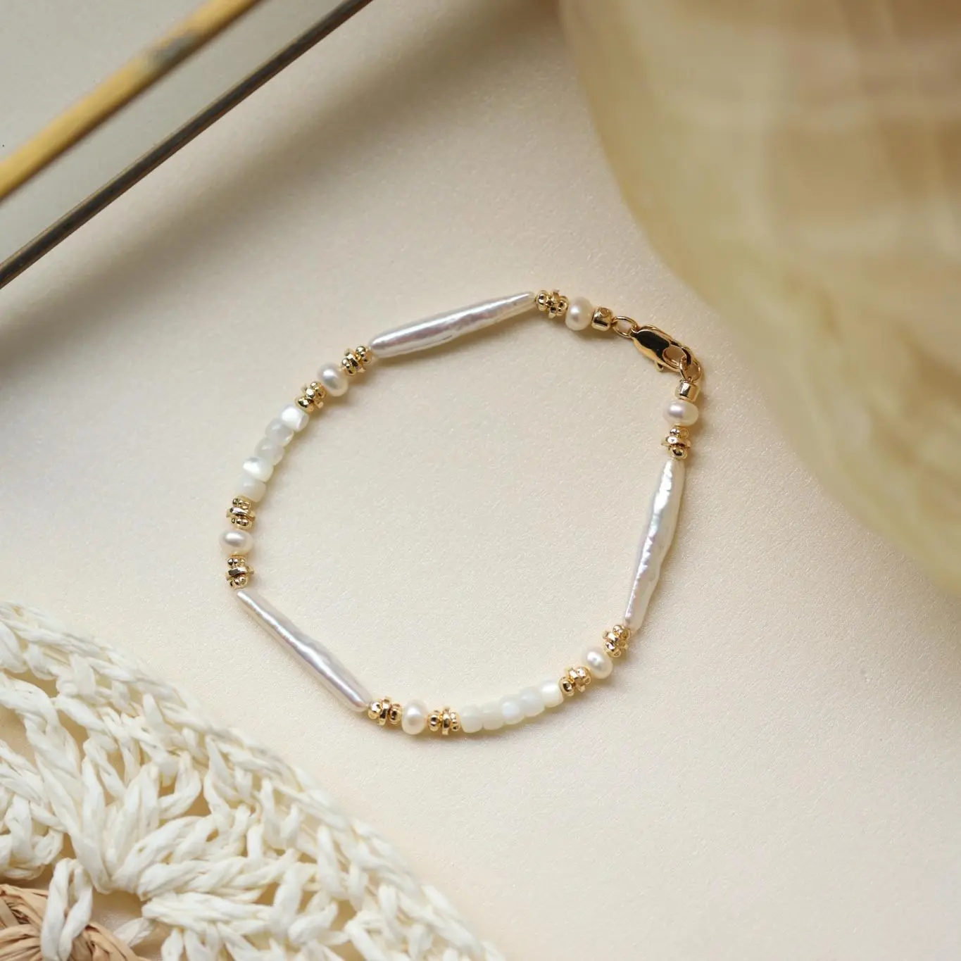 Ivory Tide Baroque Bracelet