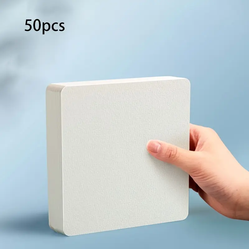 50pcs Premium watercolor paper with high-quality texture, ideal for professional painting. Thick sketch paper suitable for watercolor painting, sketching, hand folding, art journal, and art learning supplies, School Study Supplies, Art Craft Paper