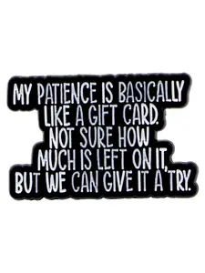 Chic Fashion Letter Brooch Badge, Zinc Alloy Cartoon Design, Trendy Jewelry Accessory, Casual Style for All Seasons, Pin Included