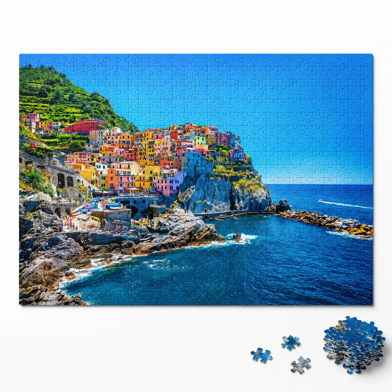 1000 Piece European Garden Landscape Jigsaw Puzzle for Adults, Large Scenic Paper Puzzle for Family Game Night & Relaxing Gifts