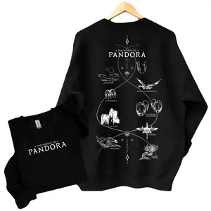 Avatar The World of Pandora Sweatshirt, T-Shirt, Hoodie – Avatar 3 Movie 2025 Fan Merch, Na’vi Fantasy Graphic, Pandora Map Vintage Cosplay Outfit Unisex Top