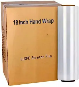 1 Roll 18"x1000 FT, 20.3 Micron 80 Gauge Heavy Duty Stretch Film for Pallet Wrap Packaging Heavy Duty Shrink Film Roll