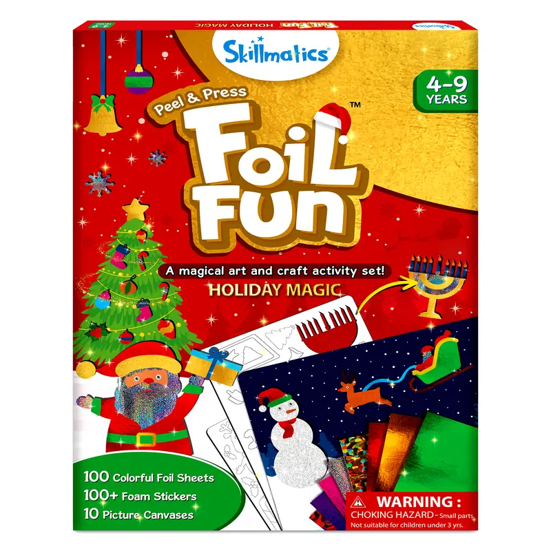 Skillmatics Foil Fun - Art & Craft Activity, Mess Free Art, DIY Creative Kit for Kids Ages 4 and up