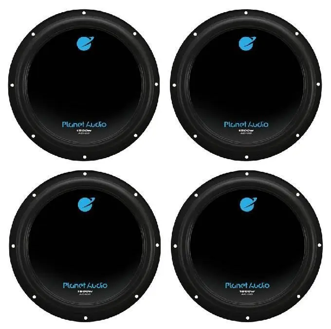 4) PLANET AUDIO AC10D 10" 6000W Power Car Audio Subwoofers Power Subs Woofers 4) PLANET AUDIO AC10D 10" 6000W Power Car Audio Subwoofers Power Subs Woofers
