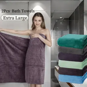 Bath Towel Set, Premium Bath Towels, Soft Absorbent Quick Drying Towel, Lightweight Comfortable Towel for Home, Beach and Outdoor Activities