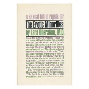USED-The Erotic Minorities. Introd. by Yves De Saint-Agnes. Translated by Anselm Hollo by Lars. ULLERSTAM (Hardcover)