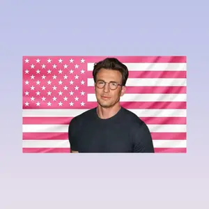 Chris Evans v3 Flag, Pink Aesthetic Wall Flag, Chris Evans Aesthetic Tapestry, Actor Fan Room Decor hot actor wall art tv show tapestry