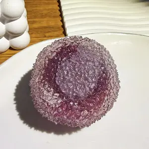 Pawtoto Handcrafted Crystal Mochi Ball Squishy Toy Handmade TPR Soft Stress Relief Fidget Sensory Grippie Set for Relaxation and Gift Giving