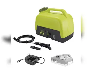 Sun Joe WA24C-LTE 24-Volt* IONMAX Cordless Go-Anywhere Portable Sink/Shower Spray Washer Kit | 5 Gal | 116 PSI Max* | 1.5 GPM Max* | W/ 2.0Ah Battery + Charger