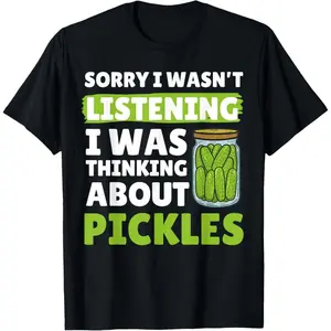 100% Premium Cotton graphic tees Pickle Design For Men Women Cucumber Dill Pickle Lover T-Shirt