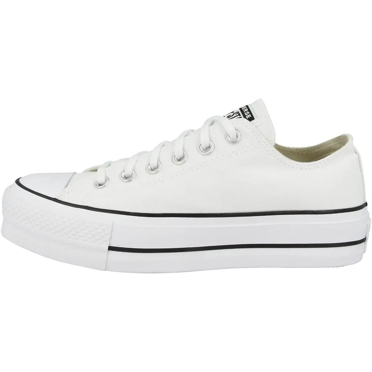 Converse Womens Chuck Taylor All Star Lift Platform Shoes - Optical White 560251C