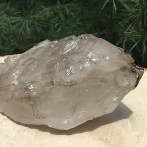 Brazilian Smoky Elestial Crystal for Grounding Energy