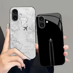 Suitable for [iPhone 16 Plus] high-end phone case🤩，a wide variety of airplane designs are available, offering a sophisticated and minimalist aesthetic，drop-resistant and fingerprint-proof YM99
