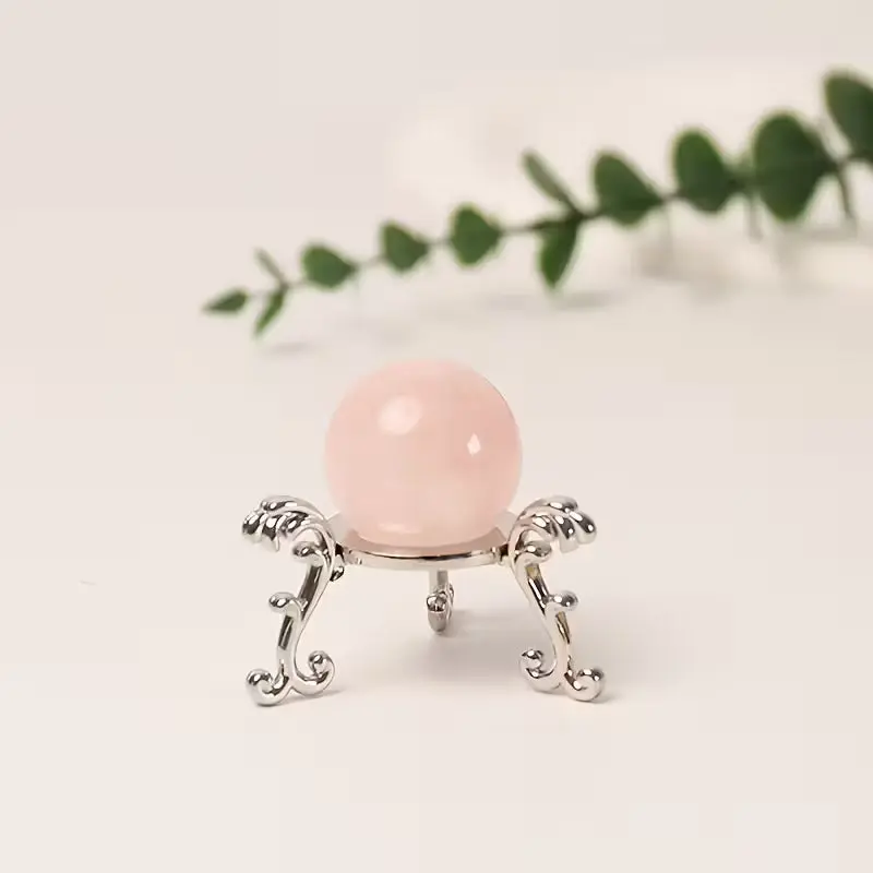 Vintage Metal Sphere Stand (Silver)