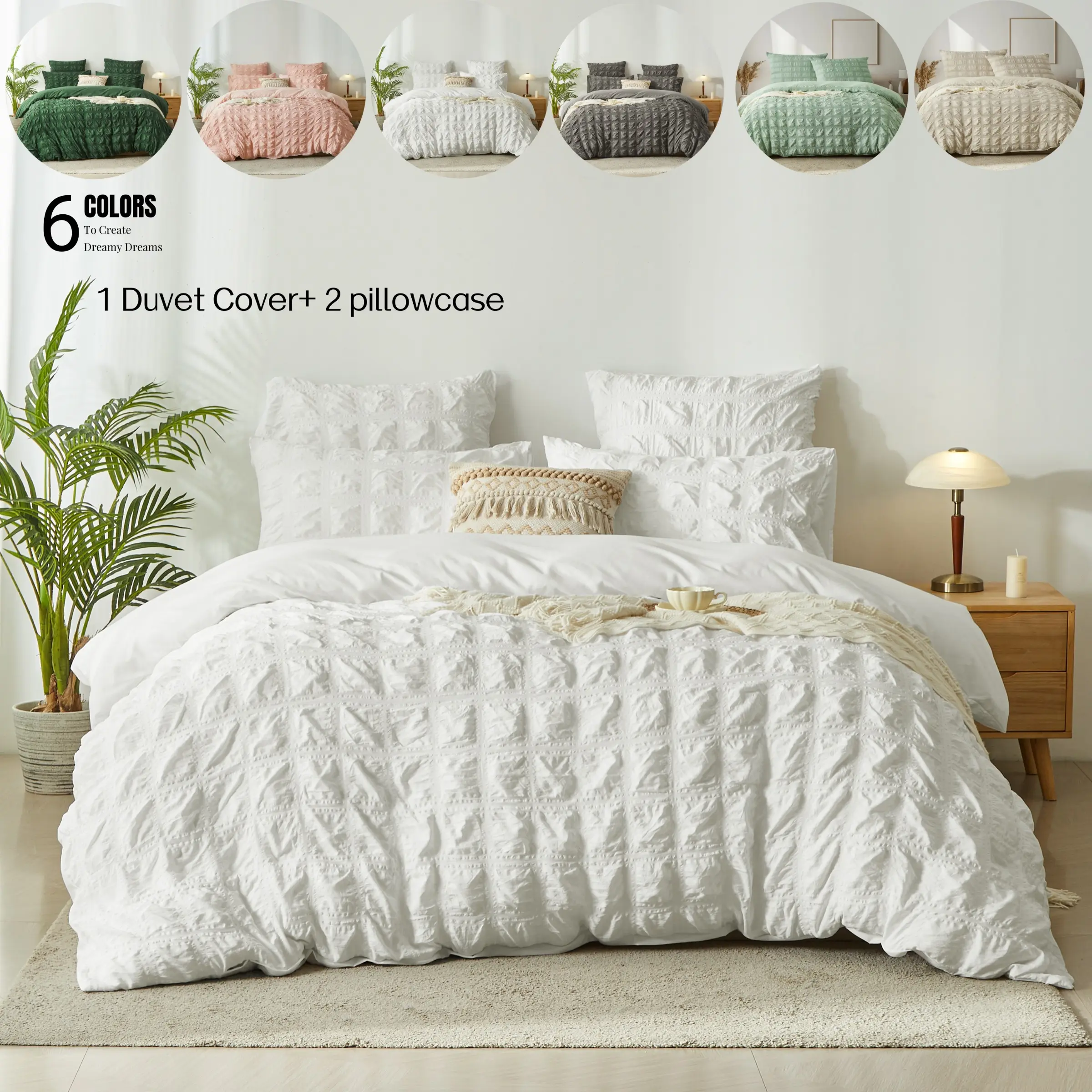 3pcs  duvet cover set, 1 duvet cover+2 pillowcases (excluding pillow core and duvet core), Machine Washable Duvet, soft and comfortable, Gentle Touch, bohemian style, Boho Bedding Set, suitable as a gift for both men and women