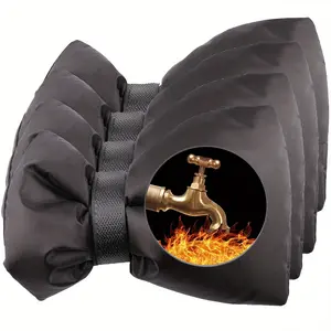 2pack，4pack Winterguard Composite Fabric Faucet Covers, Durable Cover - Reusable, Thickened Insulation, 420D Oxford Spigot Protectors, Windproof, Snow & Waterproof, Ice-Defence for Cold Weather, No Electricity Needed