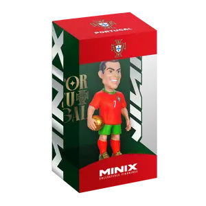 Minix Cristiano Ronaldo Portugal Figurine – 12cm Collectible