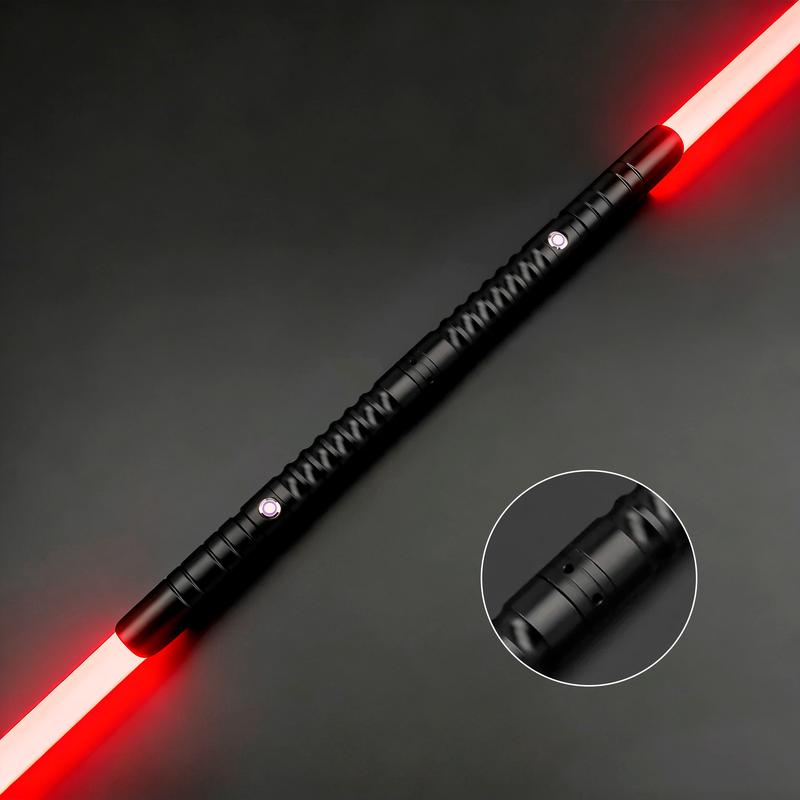 2-in-1 Dual RGB Lightsabers Set (2-Pack), 41.54" Realistic Combat Sabers with 12Colors Change & 4 Sound Modes, Electronic Glow Swords for Adults/Kids Cosplay, Birthday, Halloween & Xmas Gift