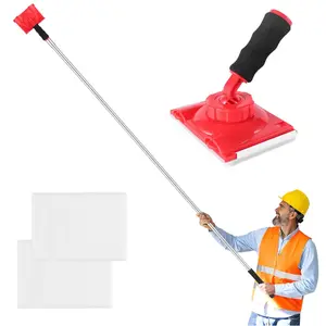Five-Inch Trimming Tool with Extension Pole, High-Quality DIY Paint Tool, Adjustable Length and Angle, Suitable for All Paints