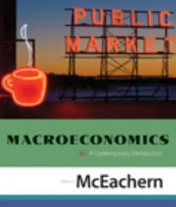 USED Book - Macroeconomics: A Contemporary Introduction, Eighth Edition by William A. McEachern (Paperback) - english