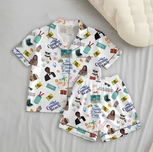 Cousins Beach Pajamas Set, Summer Vacation Vibe Sleepwear, Cute Book Series Outfit, Turn Pretty Shirt