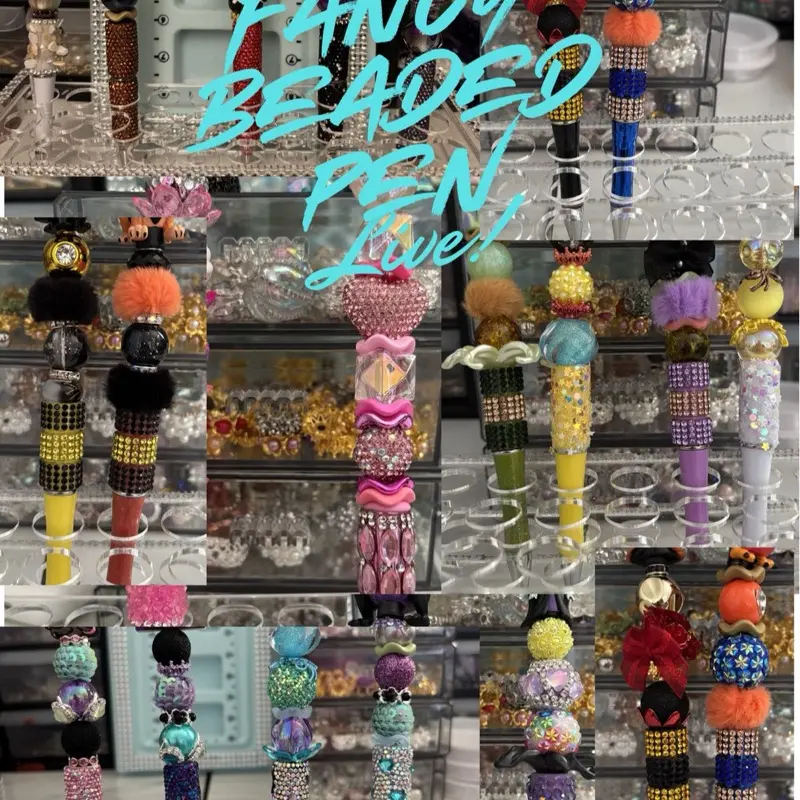Fancy Beaded pen live Fancy Beaded pen live