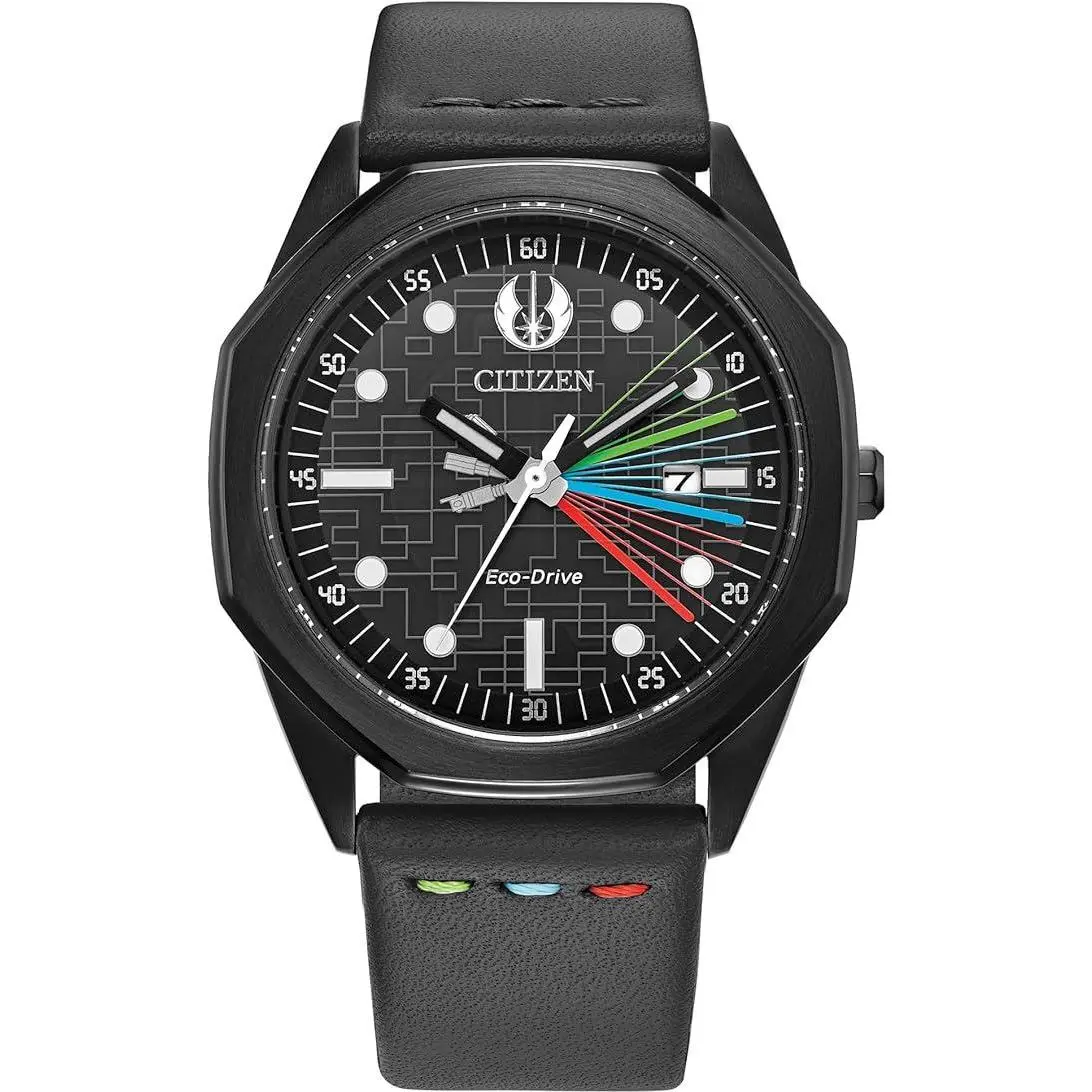 Citizen Star Wars Jedi Master Black Dial Mens Watch BM7498-00W