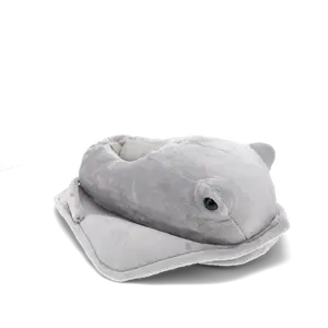 Stingray Slippers for Men and Women - Soft Plush Animal Slippers with Non-Slip Sole for Indoors, Cozy Fun, Adorable Design, Perfect Gift for Boys and Women