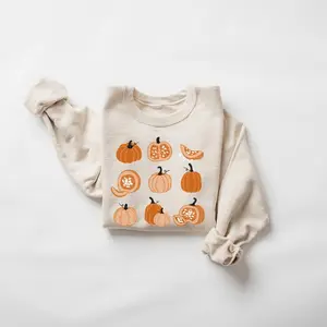 Pumpkin Patch Sweatshirt | Cozy Fall Crewneck for Women | Cute Thanksgiving & Halloween Pullover | Autumn Aesthetic Fall Gift