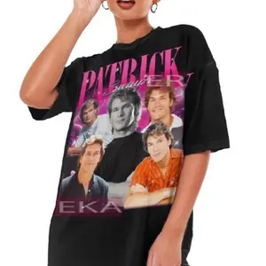 Vintage Patrick Swayze Tribute Tee - Retro 90S Graphic Shirt For Fans Of The Tv Show