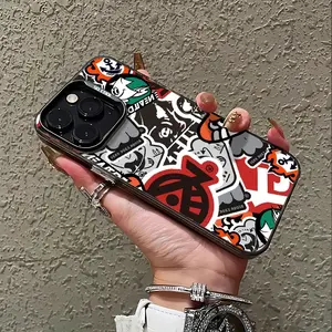 Stylish gaming pattern graffiti phone case, compatible with iPhone 17 16 15 14 13 12 11 PRO MAX PLUS,AIR and iPhone XR XS MAX 7 8Plus 16E SE. Features a drop-resistant matte back panel. An ideal gift for friends and family.