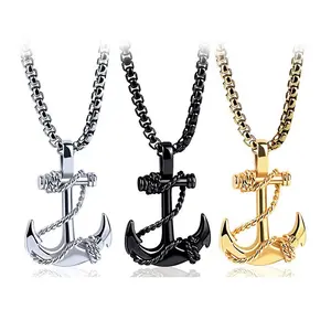 Fashion Retro Nautical  Pendant Necklace Jewelry  Chain Accessories for Men&Womens Anchor summerwins,summerwins