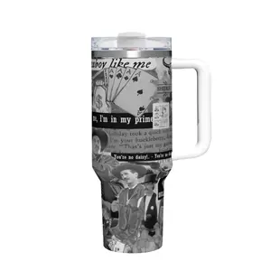 Doc Holliday Tumbler Val Kilmer Tombstone Tribute for Movie Buffs & Western Fans Customized Chivas Soccer Funny Sarcastic Oral Solution Gradient Stainless Steel Water Bottle Set cecily bauchmann water bottles doggie Digital Egg of Glass L flask bottle