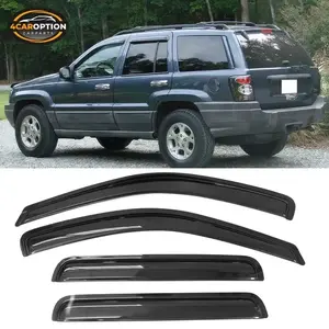 Fits 99-04 Jeep Grand Cherokee WJ Window Visors Rain Sun Guard Vent 4Pc Set
