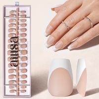 Milky Nude | Matte Finish - Short Coffin